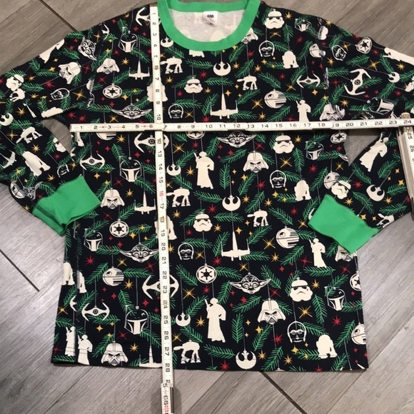 Hanna Andersson Star Wars Stretch Knit & Flannel Pajamas Unisex size L - Picture 6 of 12